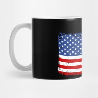 Proud Labrador Lab American Flag patriotic dog Mug